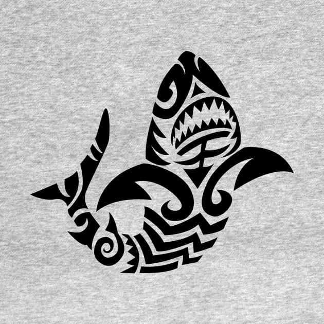 Tribal Great Shark by doddy77